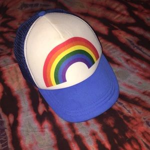 Rainbow baseball cap
